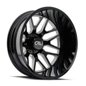 Cali Off-Road – INVADER DUALLY – Black – 22″x8.25″ -192mm – Summer Wheels – 9115D-22881BMR192